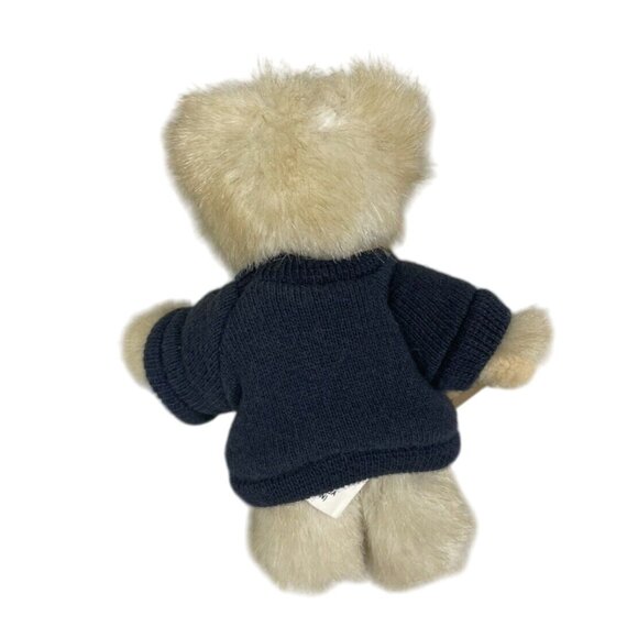 Boyds Bears Mini Teddy "Best Friends" Plush Navy Sweater Collectible 5" Vintage - Picture 2 of 8